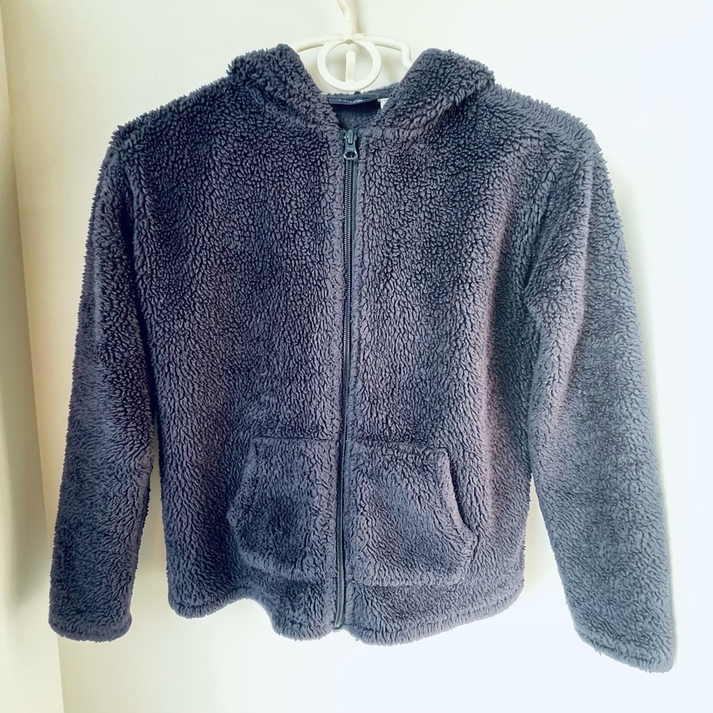 Childrens Place Blue Zip Up Hoodie, Warm & Cozy! Size 10/12